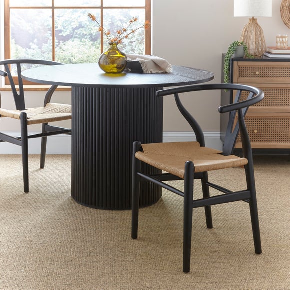 black pub table with chairs