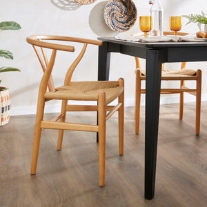 Lara Wishbone Dining Chair- Beech Wood