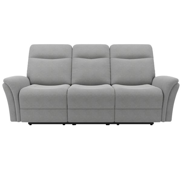 Monte Plain Chenille Reclining 3 Seater Sofa image 1 of 6