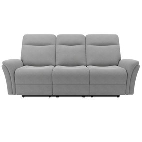 Monte Plain Chenille Reclining 3 Seater Sofa