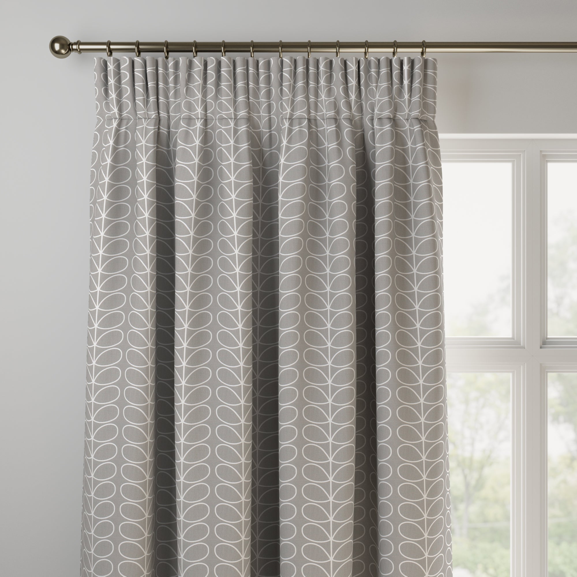 Orla Kiely Linear Stem Made to Measure Fabric Sample | Dunelm