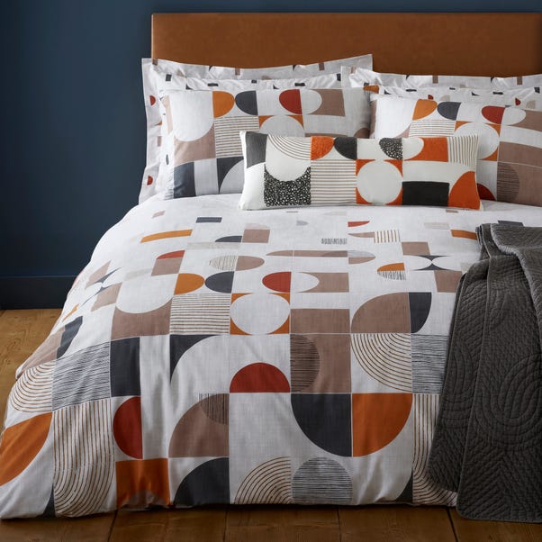 Elements Oslo Reversible Duvet Cover and Pillowcase Set image 1 of 6