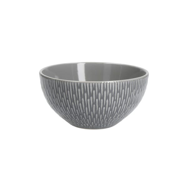 Zen Grey Stoneware Cereal Bowl image 1 of 1