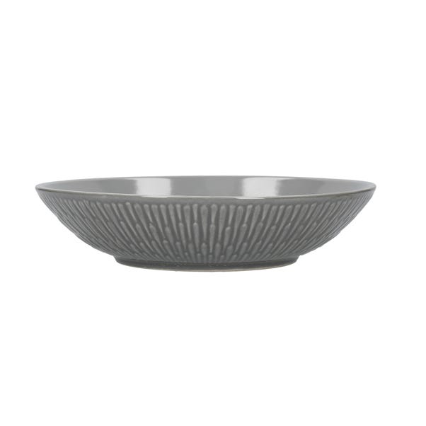 Zen Grey Pasta Bowl Light Grey
