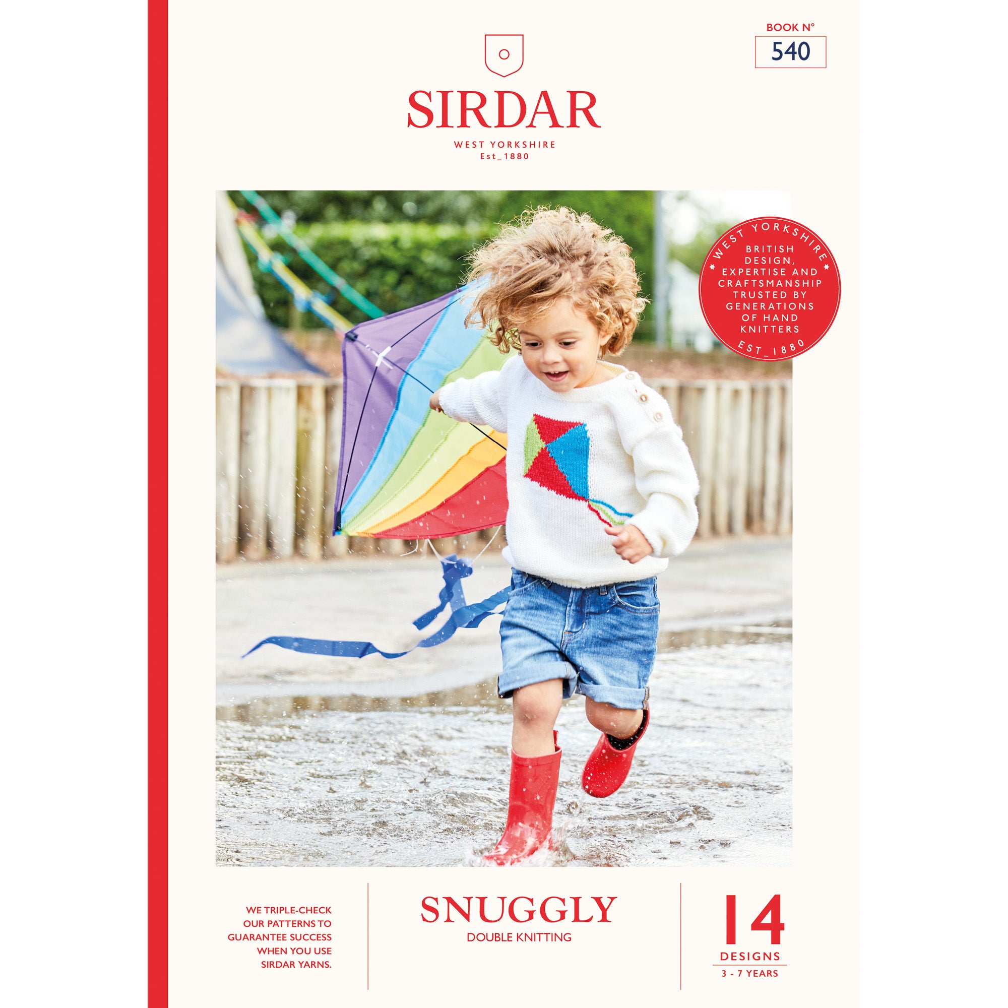 Sirdar 540 Snuggly Brights Knitting Pattern Book