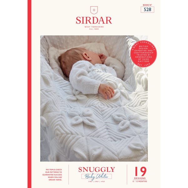 Sirdar 528 Snuggly Classic Whites Knitting Pattern Book image 1 of 1
