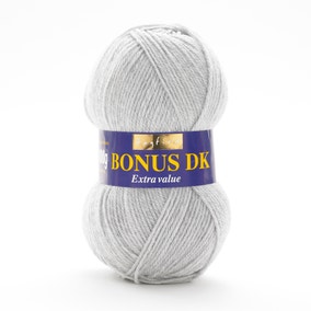 Hayfield Bonus DK Light Grey Mix Wool