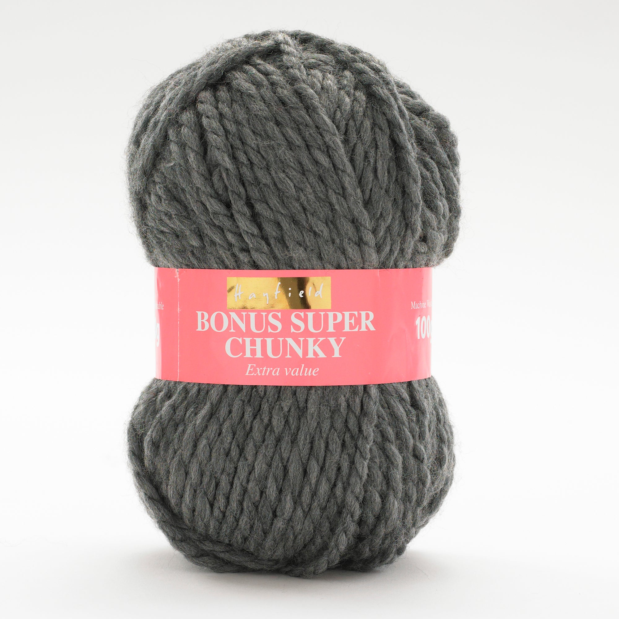 Hayfield Bonus Super Chunky Dark Grey Yarn