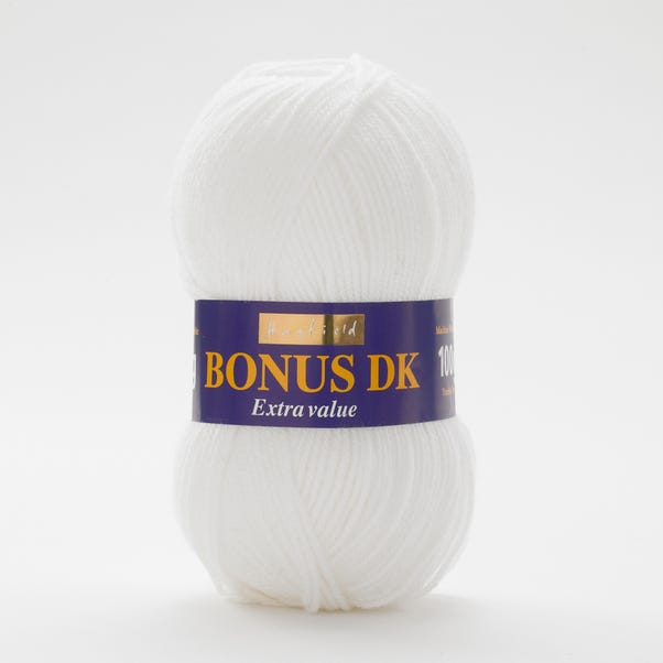 Hayfield Bonus DK White Yarn image 1 of 1