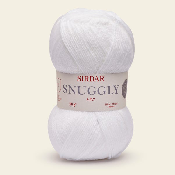 Sirdar Snuggly 4 Ply White Yarn image 1 of 1