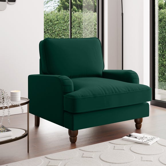 Dunelm emerald best sale green chair