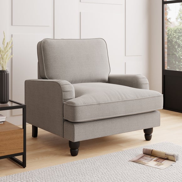 grey armchair dunelm