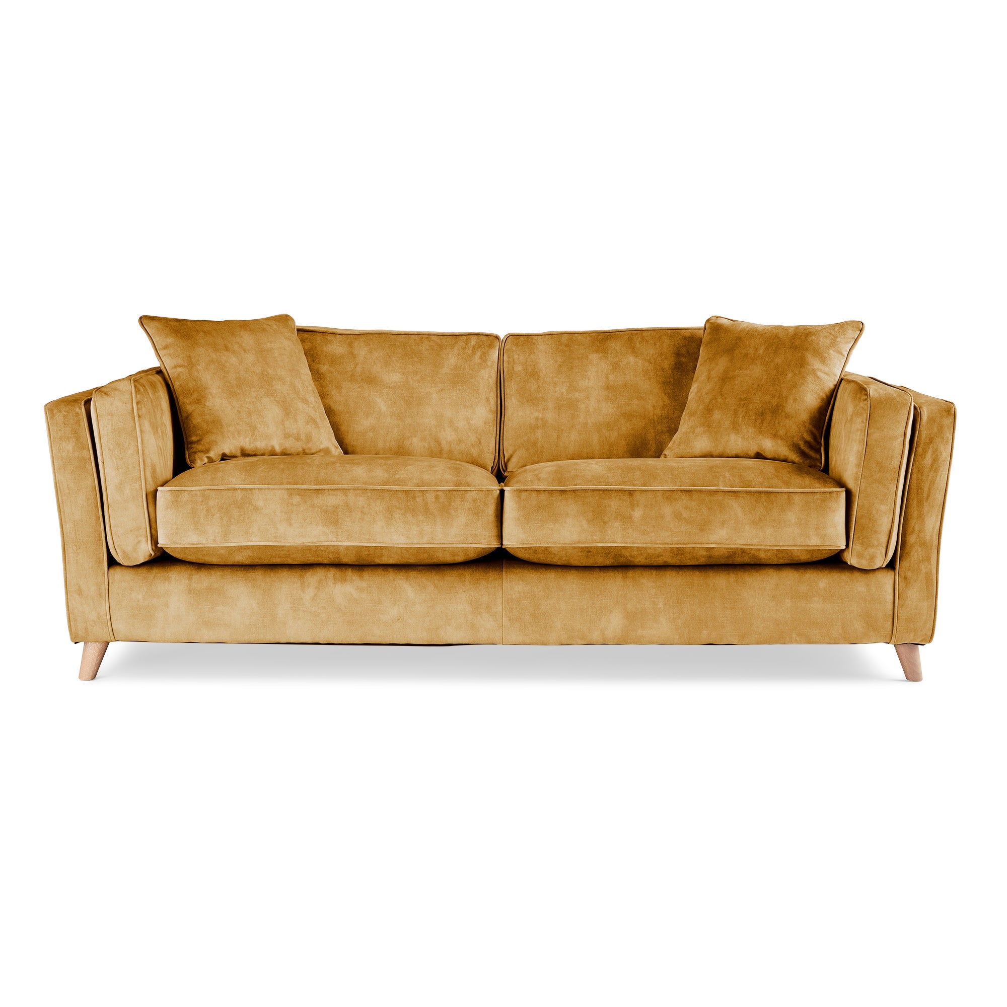 Arabella 3 Seater Sofa Yellow