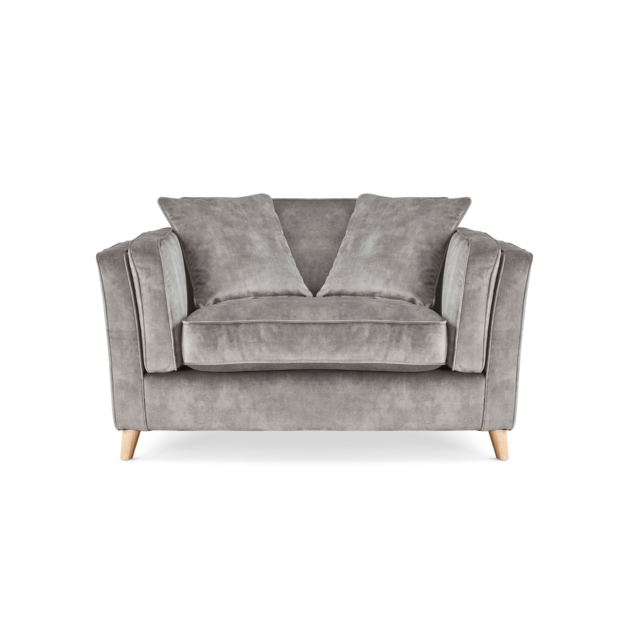 Arabella Snuggle Chair Grey