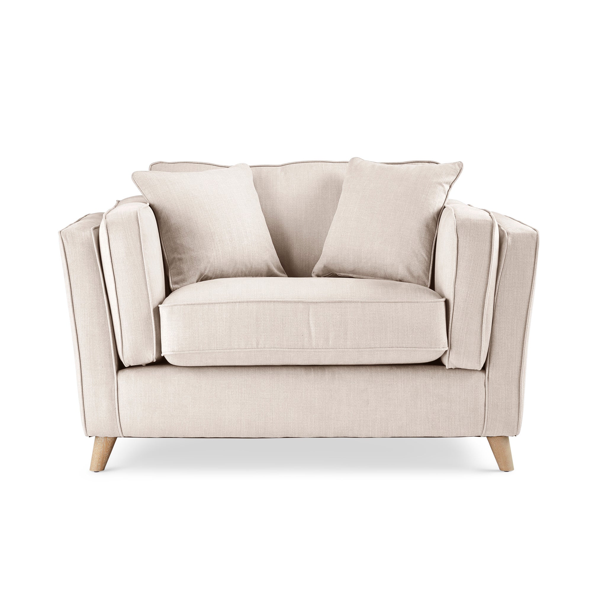 Arabella Snuggle Chair Beige