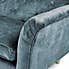 Jaipur 4 Seater Sofa Slub Velvet Steel Blue