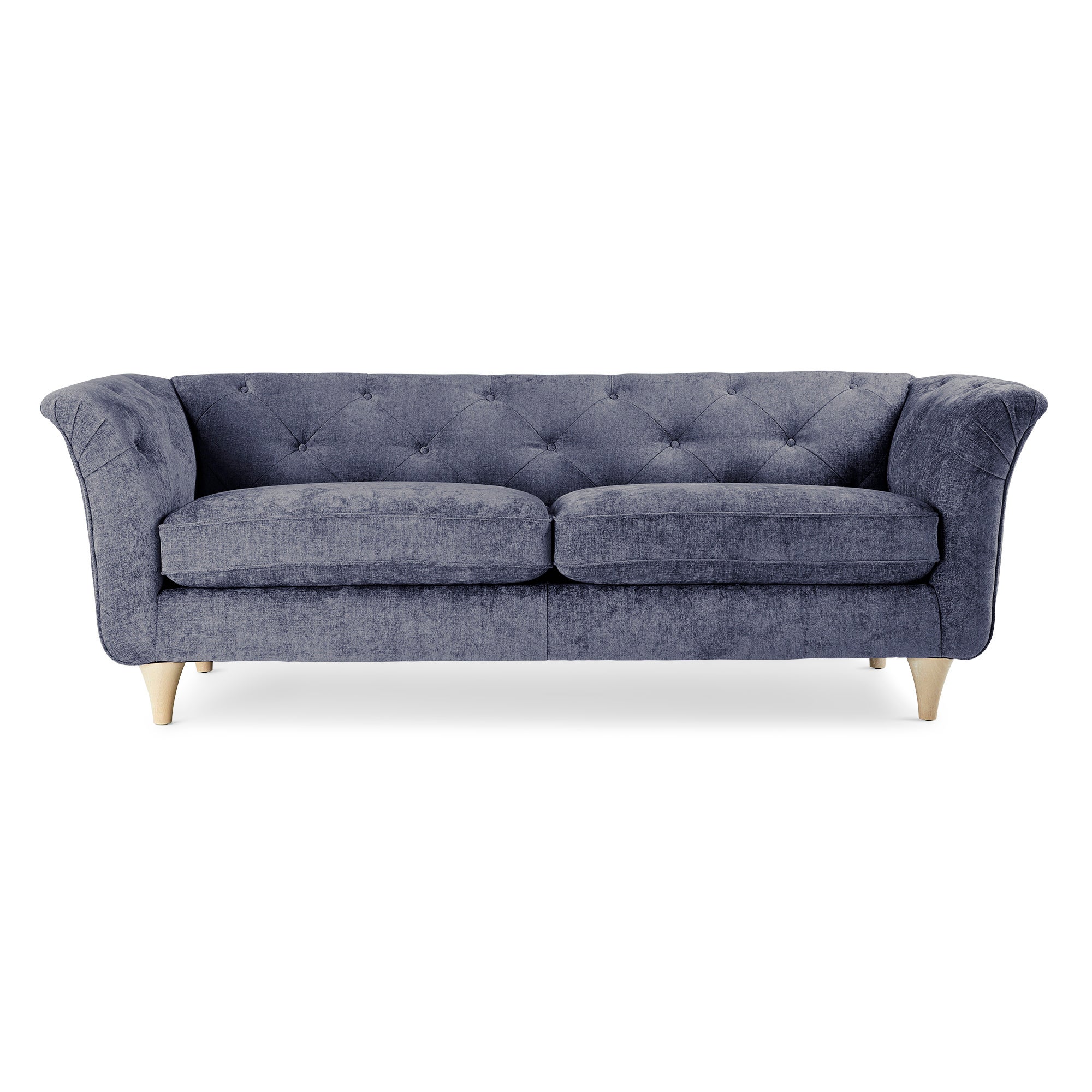 Jaipur 3 Seater Sofa Navy Blue