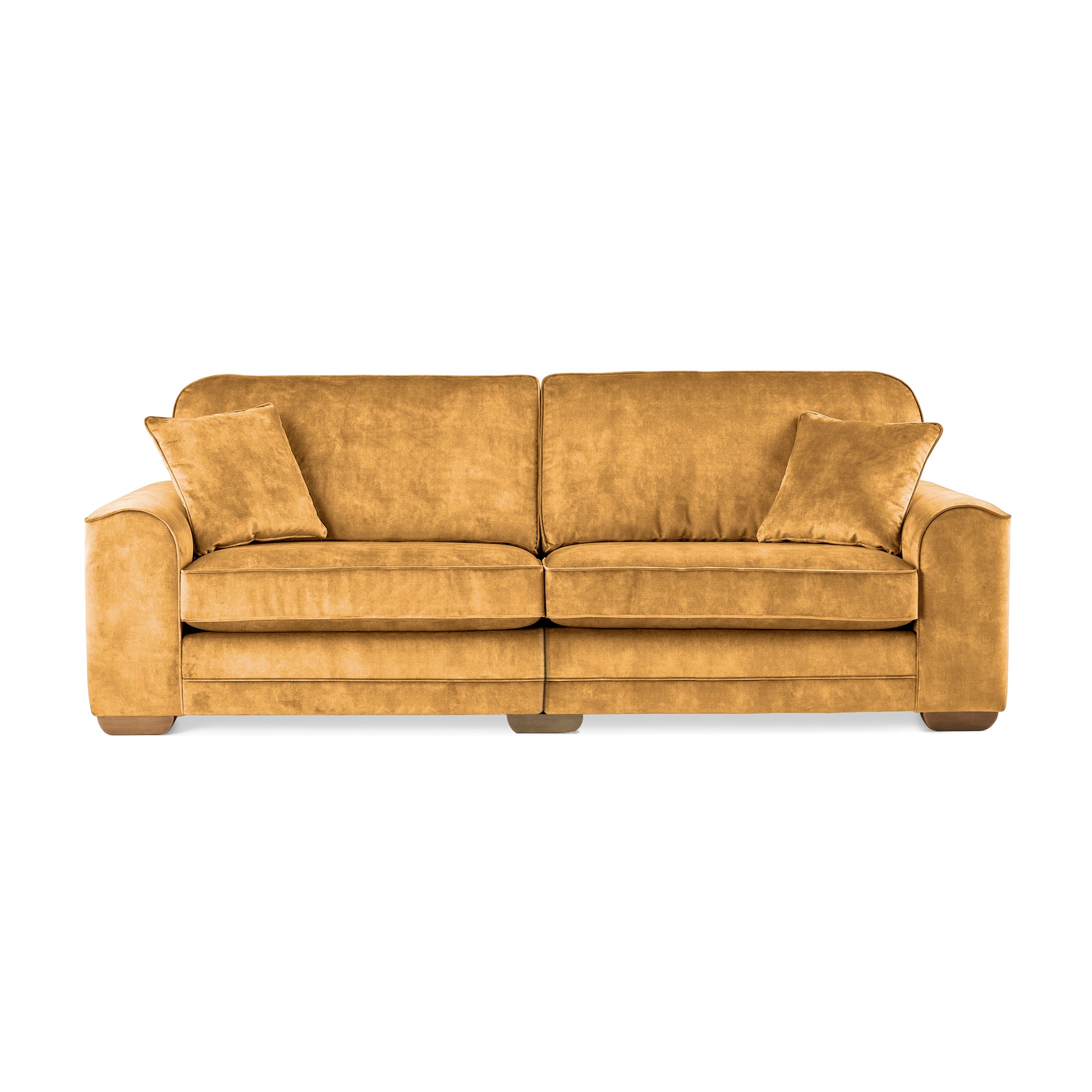Morello 4 Seater Sofa Yellow