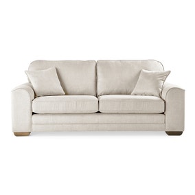Morello 3 Seater Sofa Brushed Plain Fabric