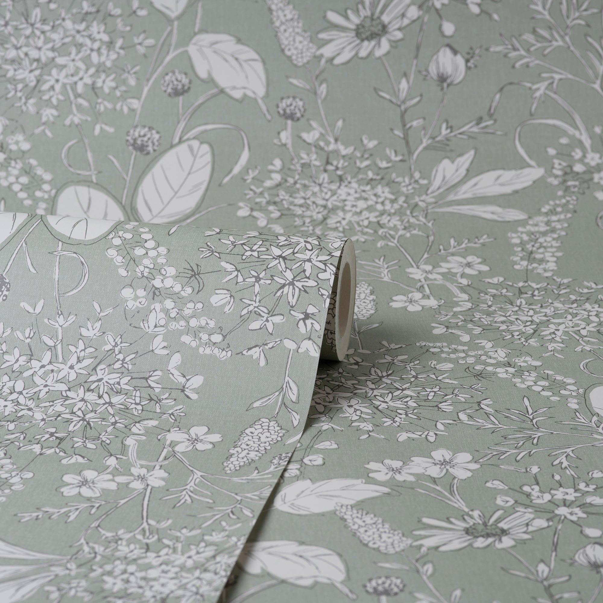 Luisa Sage Wallpaper Dunelm