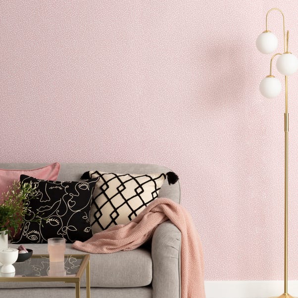 Dottie Blush Wallpaper Dunelm - Blush Pink Wallpaper For Living Room Dottie Blush Wallpaper Dunelm - Blush Pink Wallpaper For Living Room