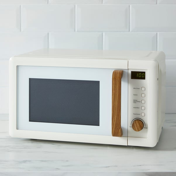 Contemporary Cream 20L Microwave | Dunelm