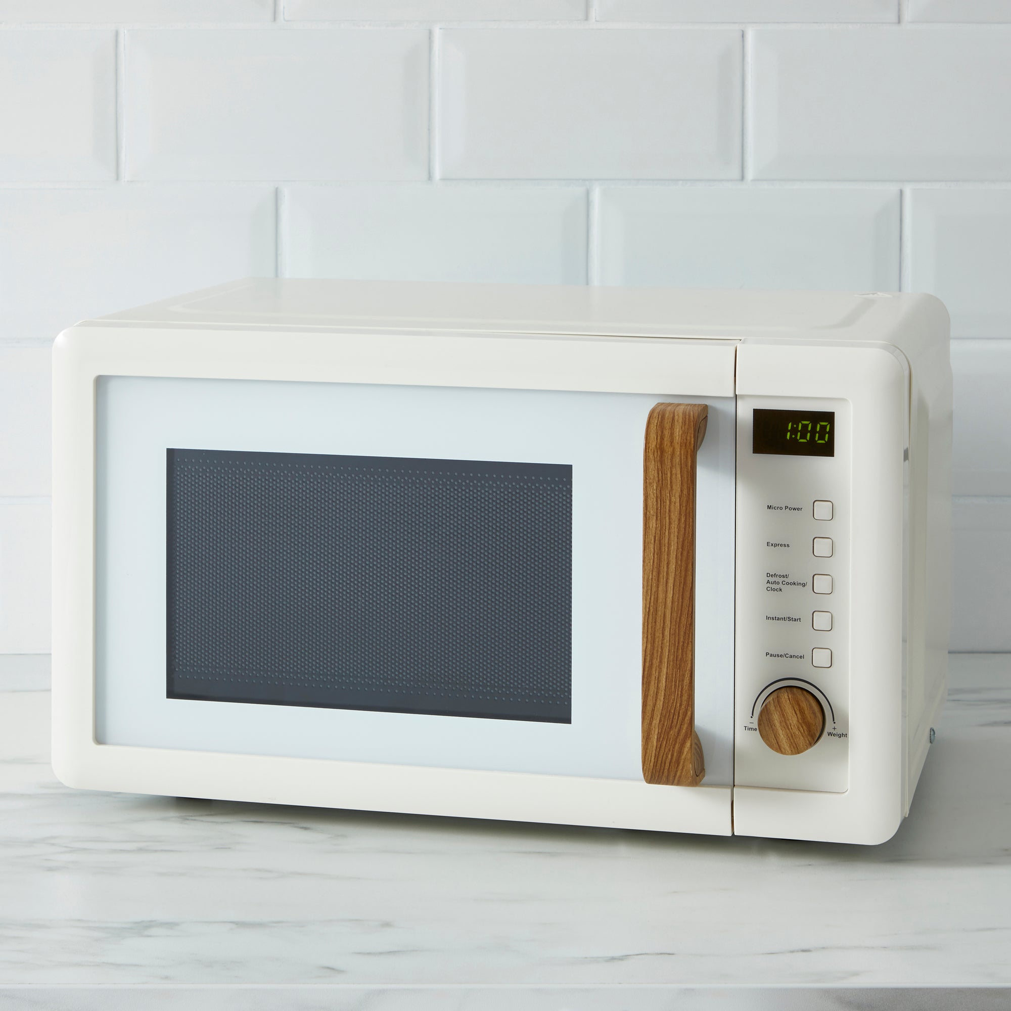 Contemporary Cream 20L Microwave