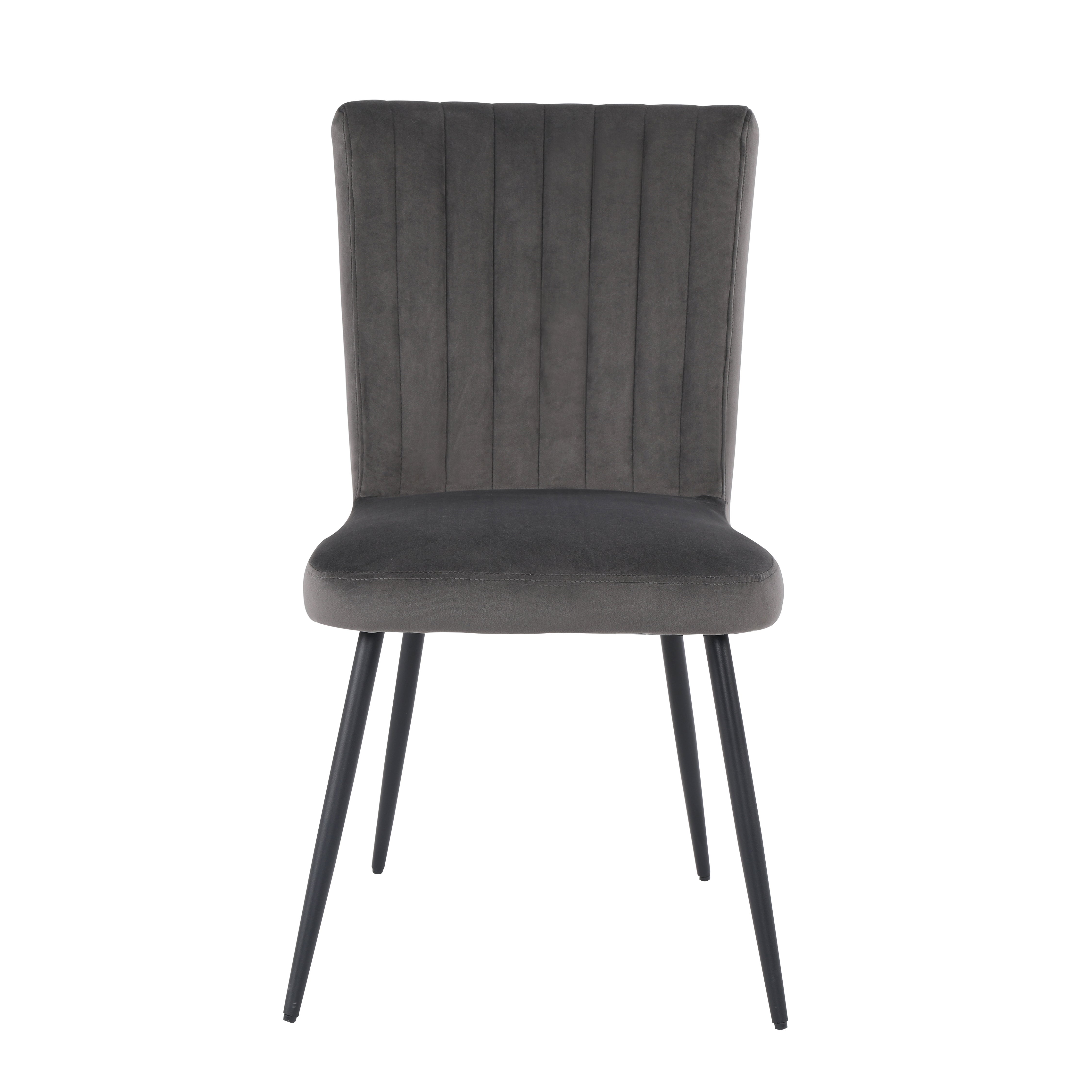 Taylor Dining Chair Velvet Charcoal