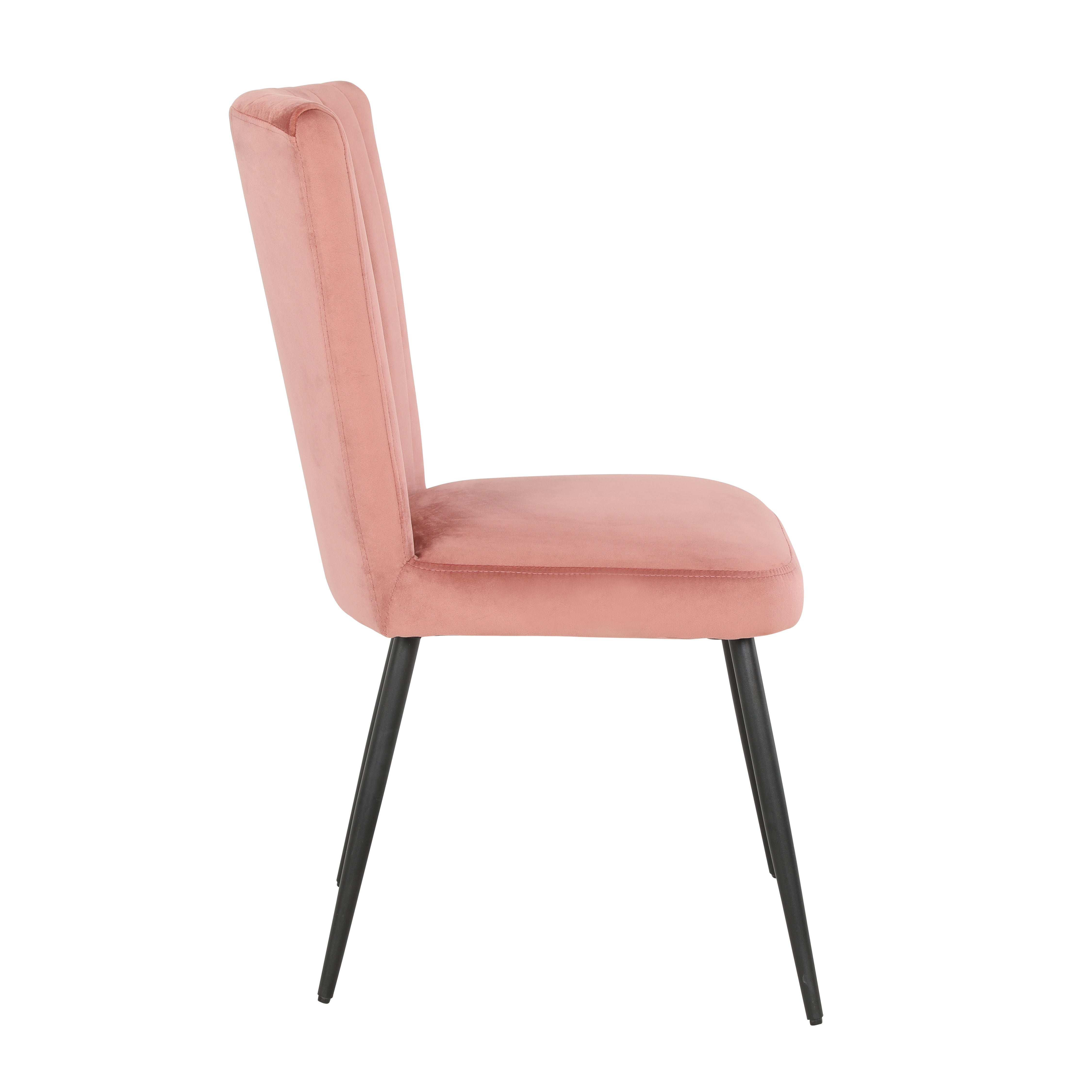 Taylor Dining Chair Velvet Pink