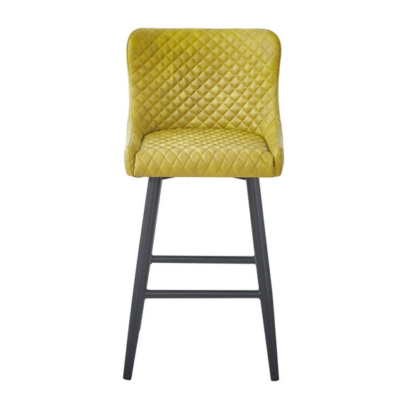 montreal bar stool tan pu leather