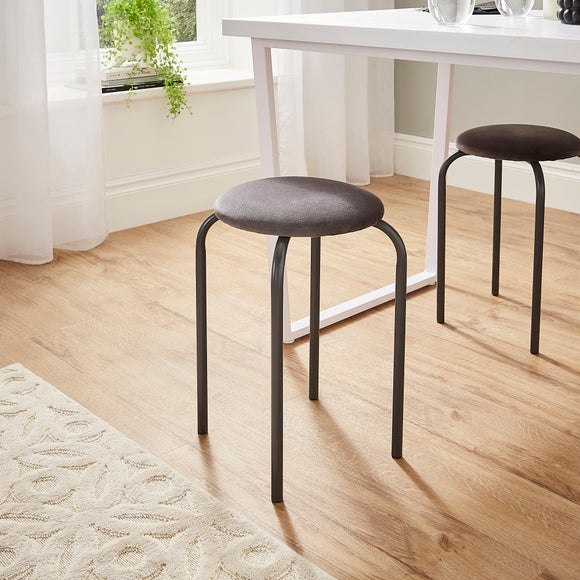 Velvet on sale stool dunelm