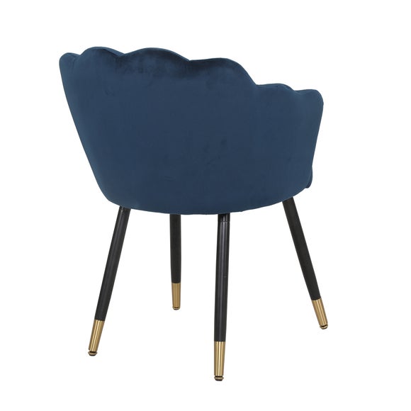 Vivian Velvet Dining Chair Dunelm