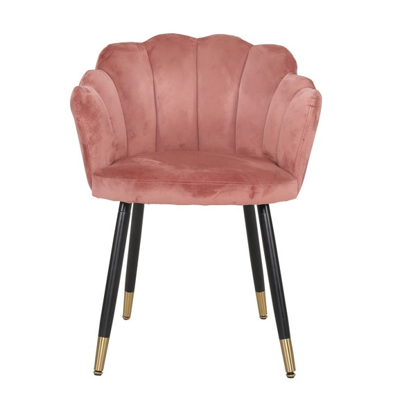 Vivian Velvet Dining Chair Dunelm