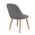 Luna Set of 2 Dining Chairs Charcoal