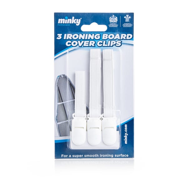 Minky Pack of 3 Ironing Board Cover Clips image 1 of 2