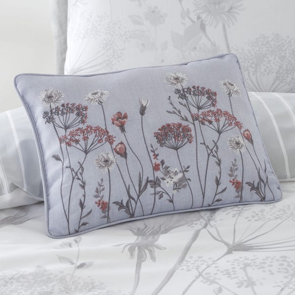Catherine Lansfield Meadowsweet Floral Cushion image 1 of 3