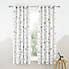 Catherine Lansfield Roarsome Animals Blackout Eyelet Curtains MultiColoured