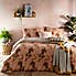 Furn. Tibetan Tiger Coral Reversible Duvet Cover and Pillowcase Set  undefined