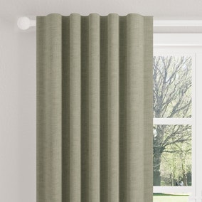 Mason Recycled Polyester Sage Tab Top Pencil Pleat Curtains
