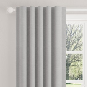 Mason Recycled Polyester Silver Tab Top Pencil Pleat Curtains