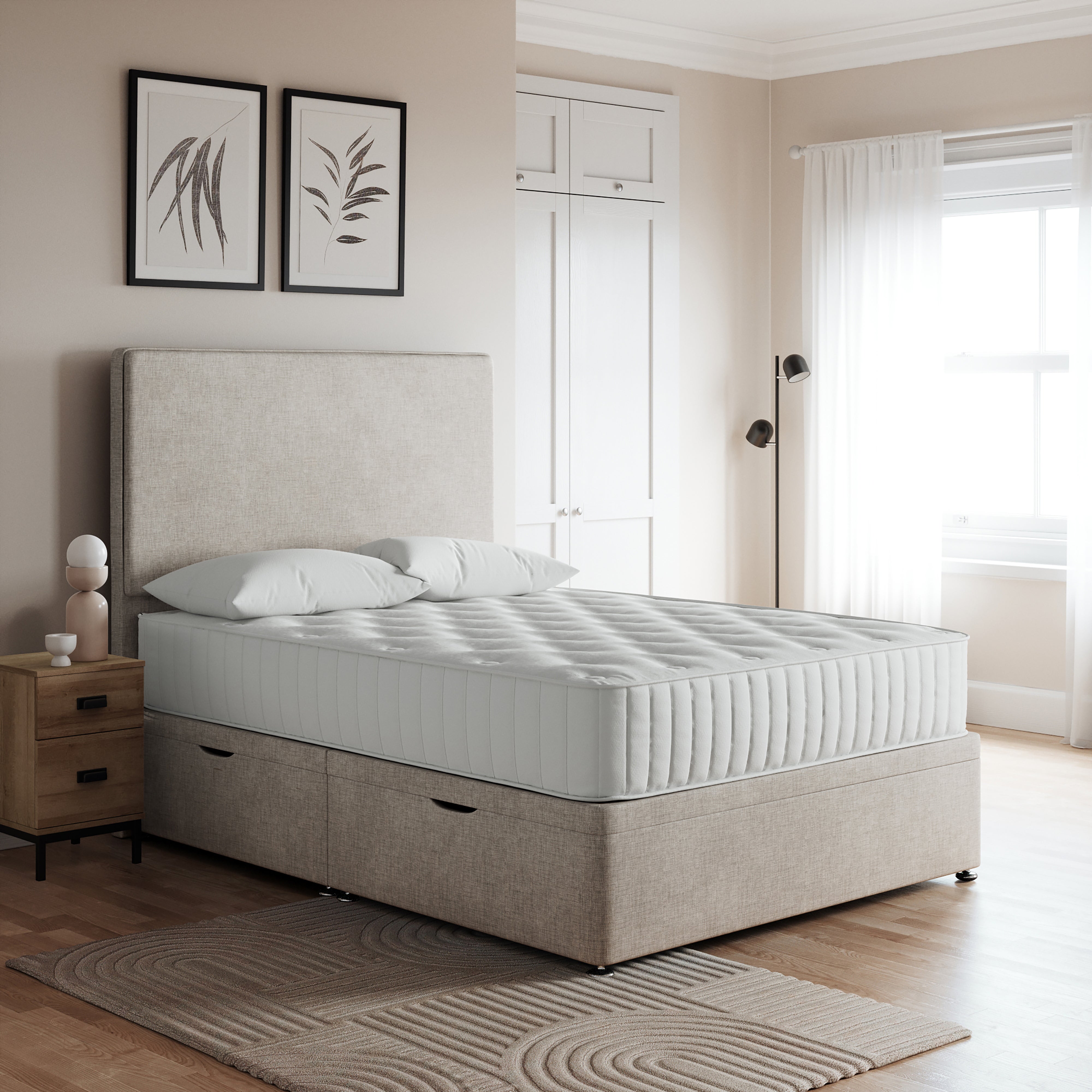 Side Opening Ottoman Bed Frame