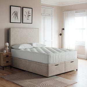 Everyday End Opening Ottoman Bed Frame- Woven Fabric