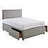 Comfort Divan Bed with Mattress Grey undefined