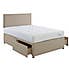 Comfort Divan Bed with Mattress Natural undefined