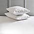 Soft and Snug Pillow Protection Pair White