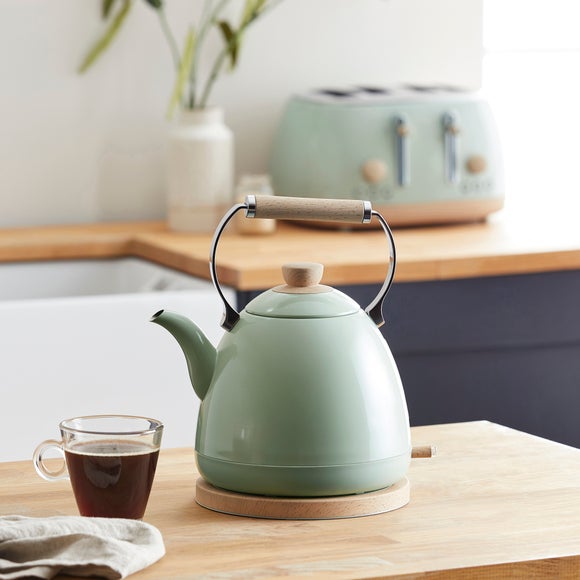 Sage green 2025 kettles and toasters