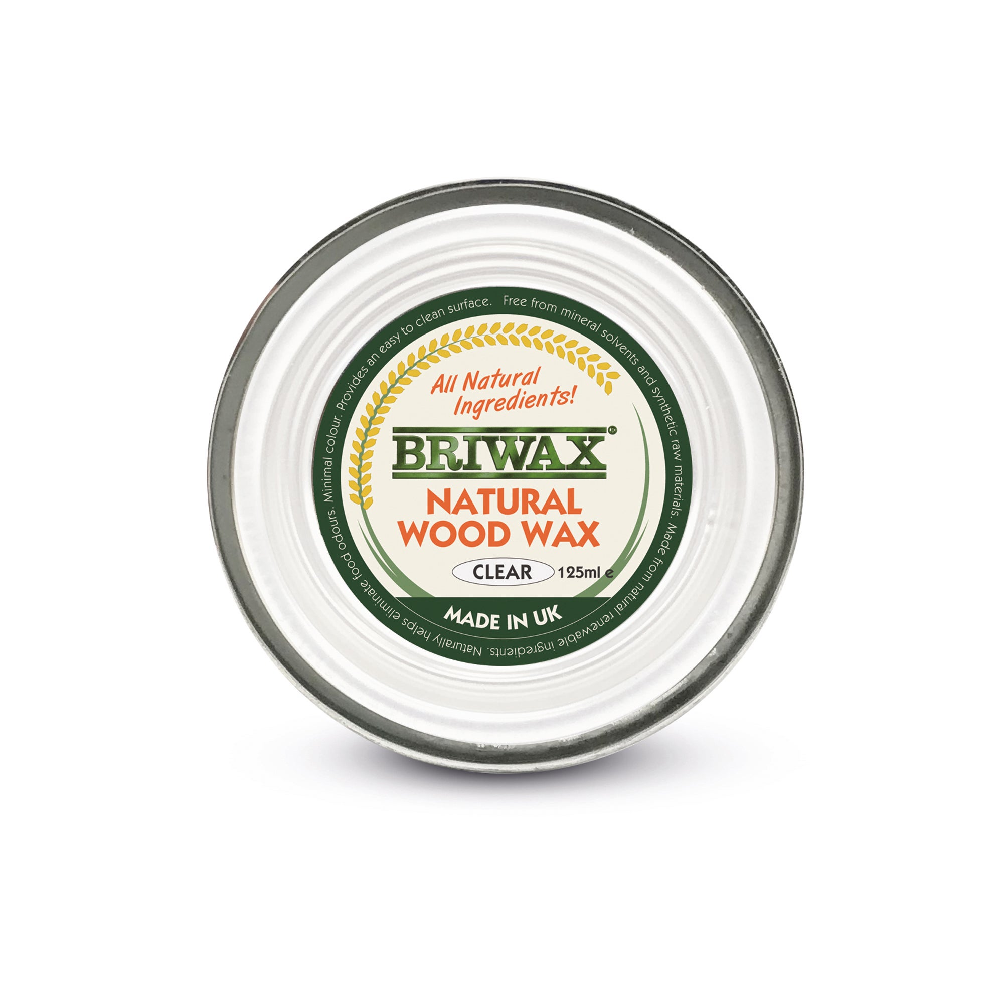 Briwax 125g Natural Wood Wax