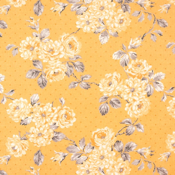 Click to view product details and reviews for By The Metre Ashbourne Ochre Oil Cloth.
