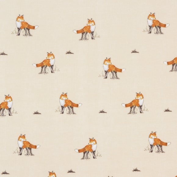 Click to view product details and reviews for By The Metre Fox Natural Oil Cloth.