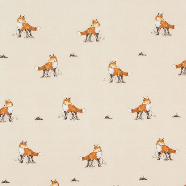 By the Metre Fox Natural Oil Cloth image 1 of 5
